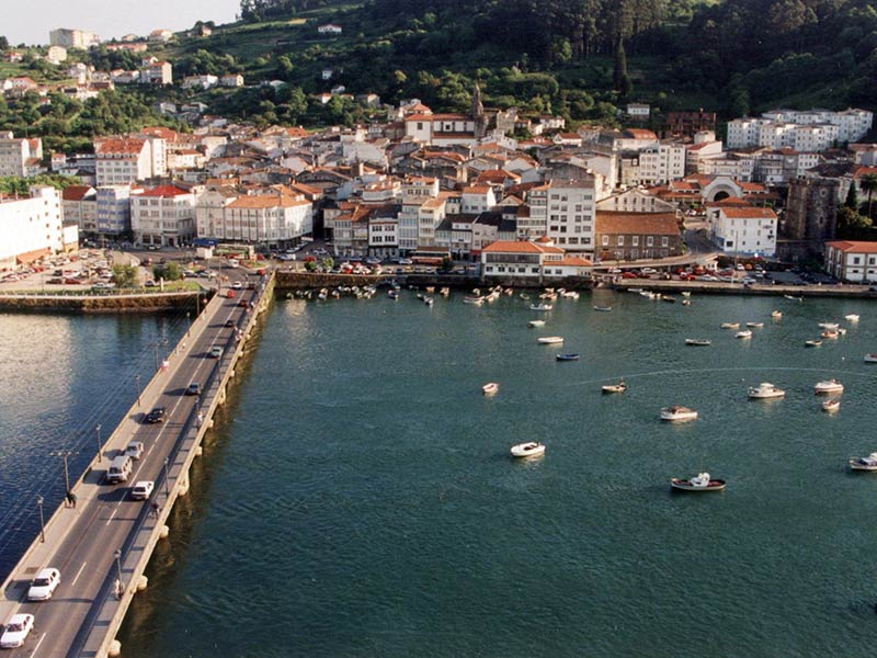 Panorámica aérea de Pontedeume