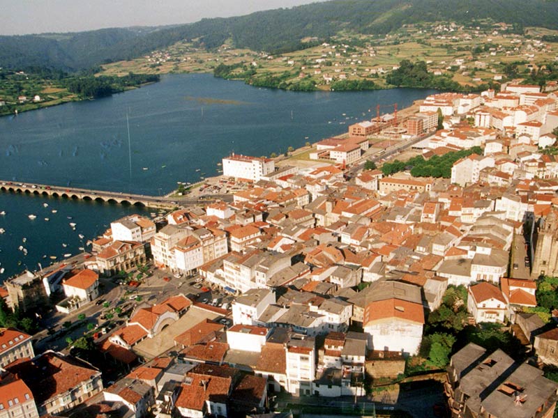 Panorámica aérea de Pontedeume