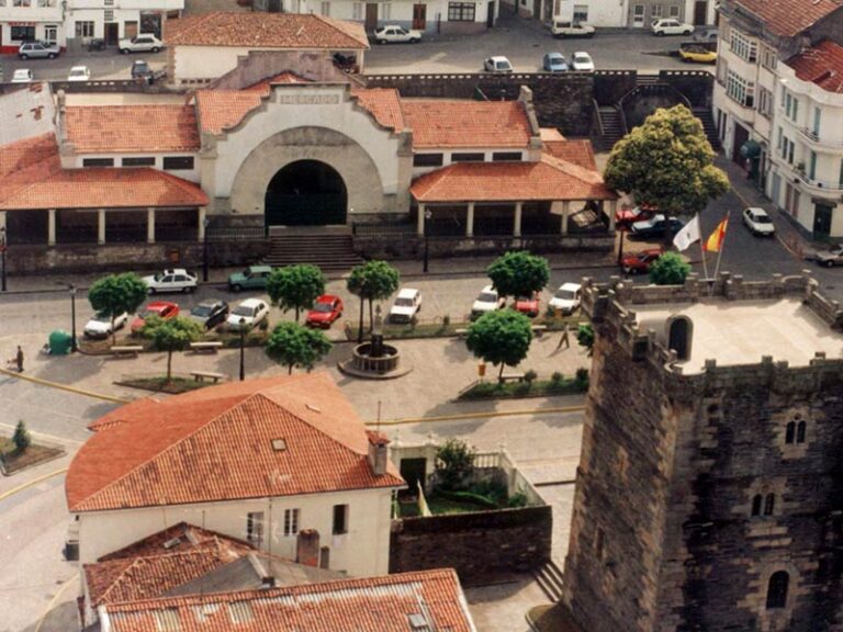 Foto aérea de la Praza do Conde